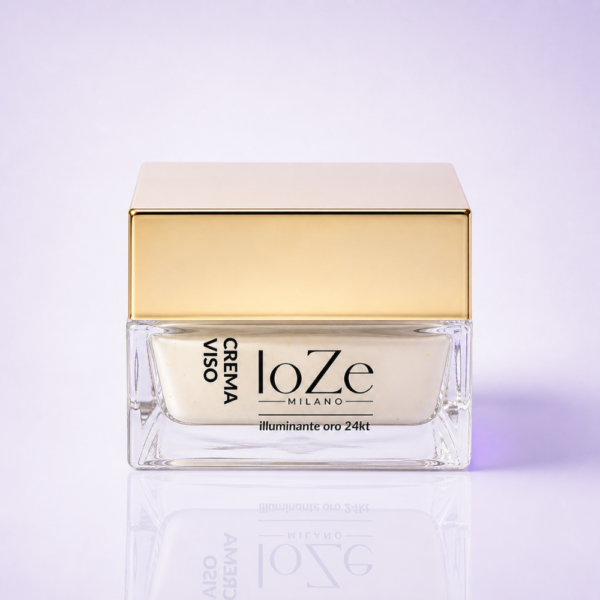 Cremă de Față cu Aur de 24kt Cremă antirid IoZe Milano cu aur de 24k