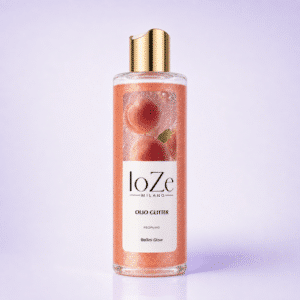 Ulei de corp iluminator Glitter IoZe Milano, flacon 200ml